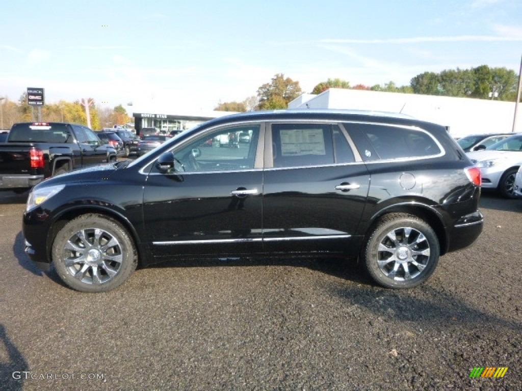 2017 Enclave Leather AWD - Ebony Twilight Metallic / Ebony/Ebony photo #2