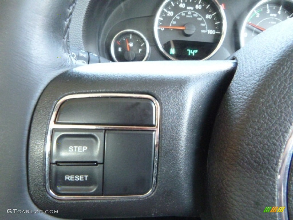 2015 Jeep Wrangler Unlimited Sport RHD 4x4 Black Steering Wheel Photo #116488302