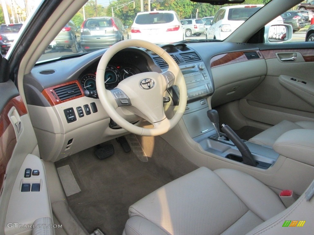 2007 Solara SLE V6 Convertible - Blizzard White Pearl / Ivory photo #10