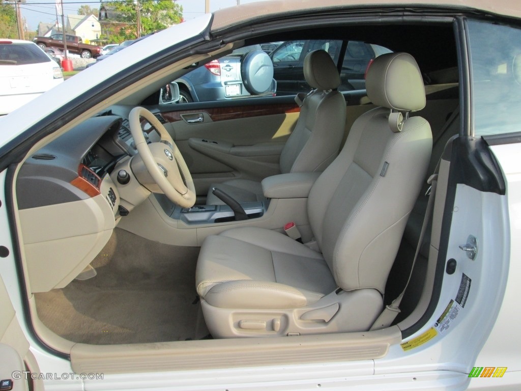 2007 Solara SLE V6 Convertible - Blizzard White Pearl / Ivory photo #11