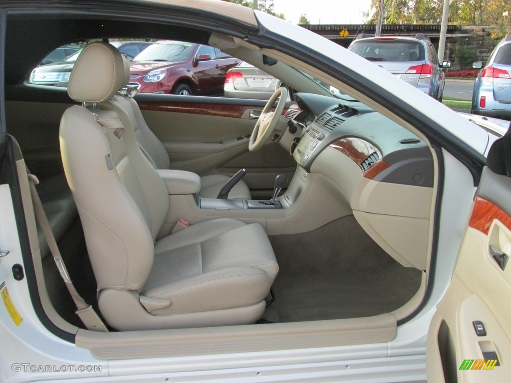 2007 Solara SLE V6 Convertible - Blizzard White Pearl / Ivory photo #17