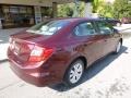 Crimson Pearl - Civic LX Sedan Photo No. 2