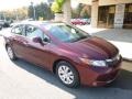 Crimson Pearl - Civic LX Sedan Photo No. 7