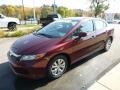 Crimson Pearl - Civic LX Sedan Photo No. 9