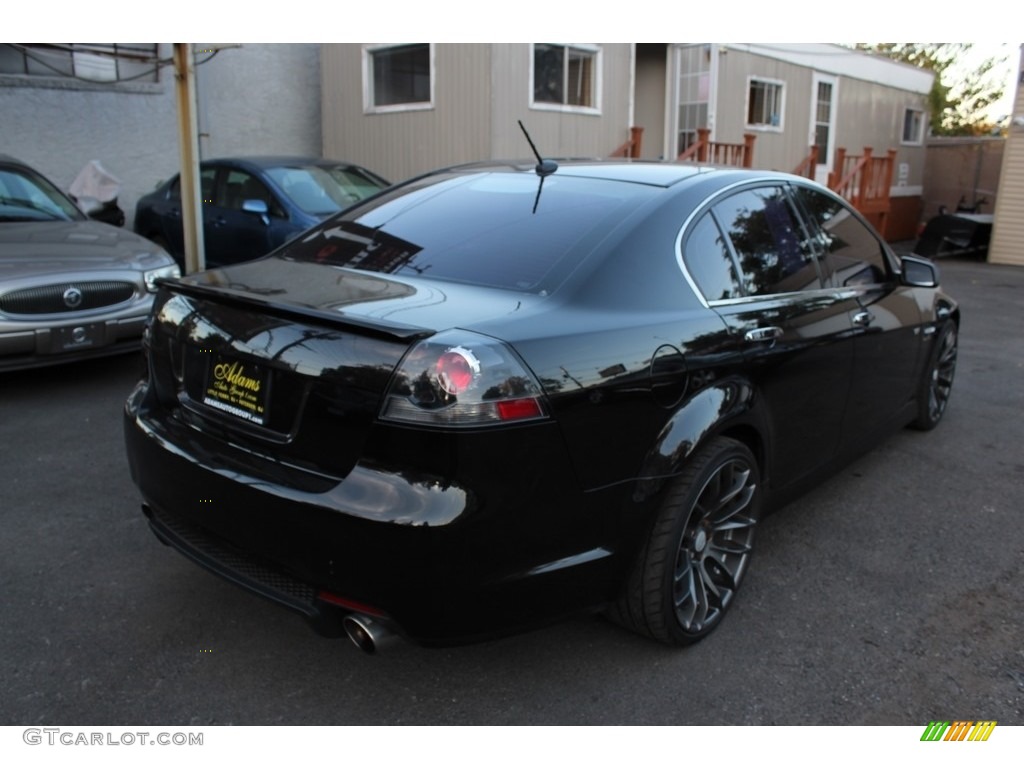 2009 G8 GT - Panther Black / Onyx/Red photo #5