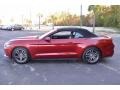 2016 Ruby Red Metallic Ford Mustang EcoBoost Premium Convertible  photo #7