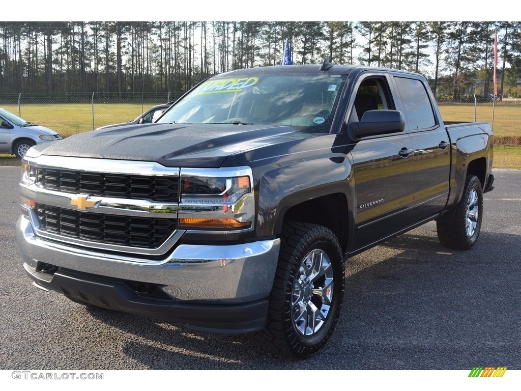 2016 Silverado 1500 LT Crew Cab 4x4 - Tungsten Metallic / Jet Black photo #9