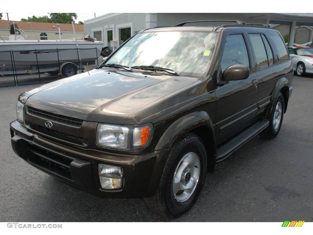 1997 QX4 4x4 - Ancient Bronze / Beige photo #2