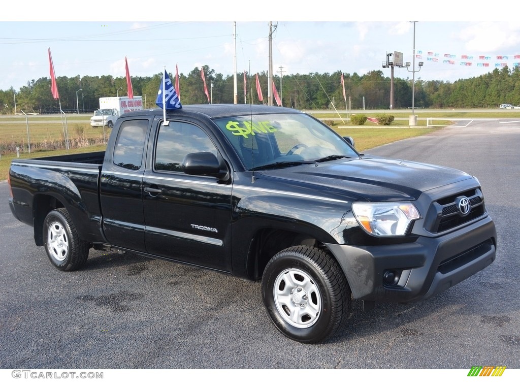 2012 Tacoma Access Cab - Black / Graphite photo #1