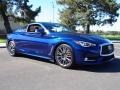 2017 Hagane Blue Infiniti Q60 Red Sport 400 Coupe  photo #3