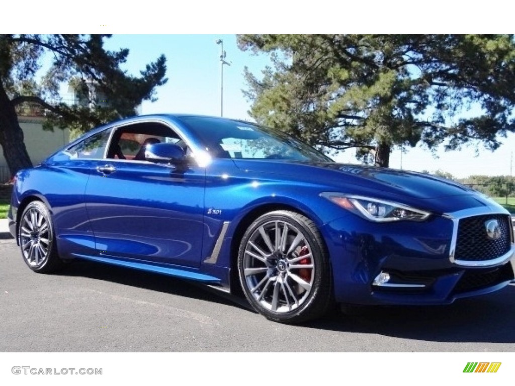 Hagane Blue 2017 Infiniti Q60 Red Sport 400 Coupe Exterior Photo #116492589