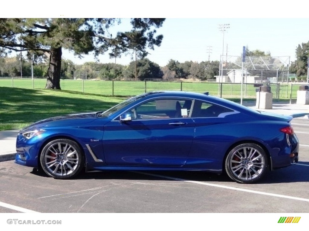 Hagane Blue 2017 Infiniti Q60 Red Sport 400 Coupe Exterior Photo #116492628