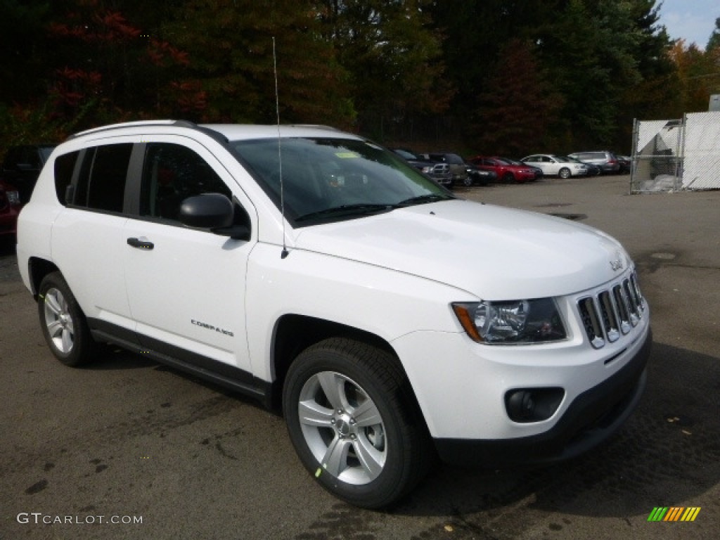 Bright White 2017 Jeep Compass Sport 4x4 Exterior Photo #116493072