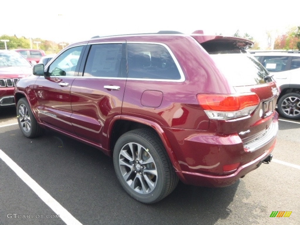 2017 Grand Cherokee Overland 4x4 - Velvet Red Pearl / Black photo #4