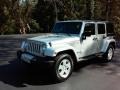 2010 Bright Silver Metallic Jeep Wrangler Unlimited Sahara 4x4  photo #2