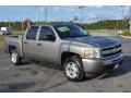 Graystone Metallic 2009 Chevrolet Silverado 1500 LT Crew Cab 4x4 Exterior