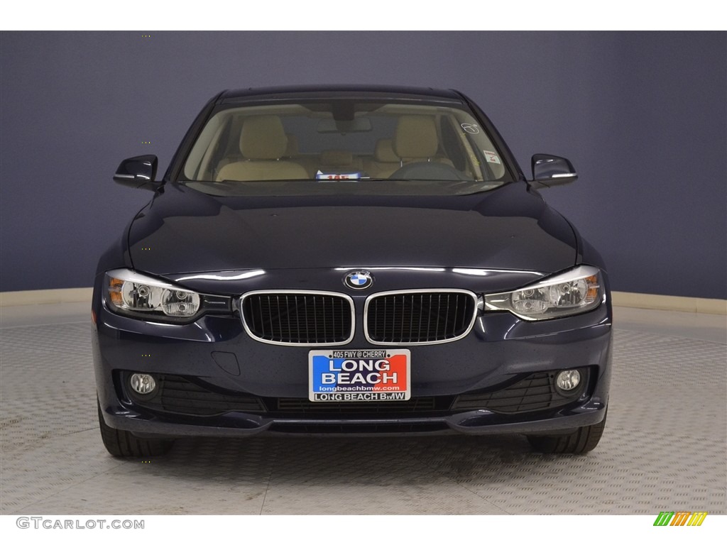 2014 3 Series 320i Sedan - Imperial Blue Metallic / Venetian Beige photo #2