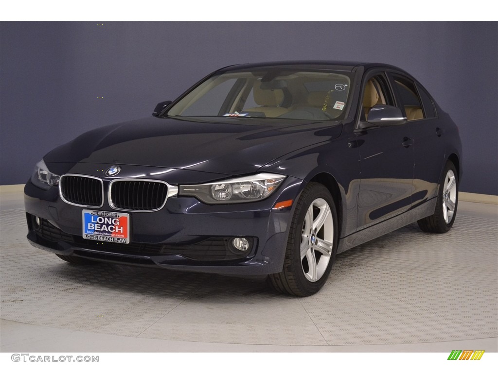 2014 3 Series 320i Sedan - Imperial Blue Metallic / Venetian Beige photo #3