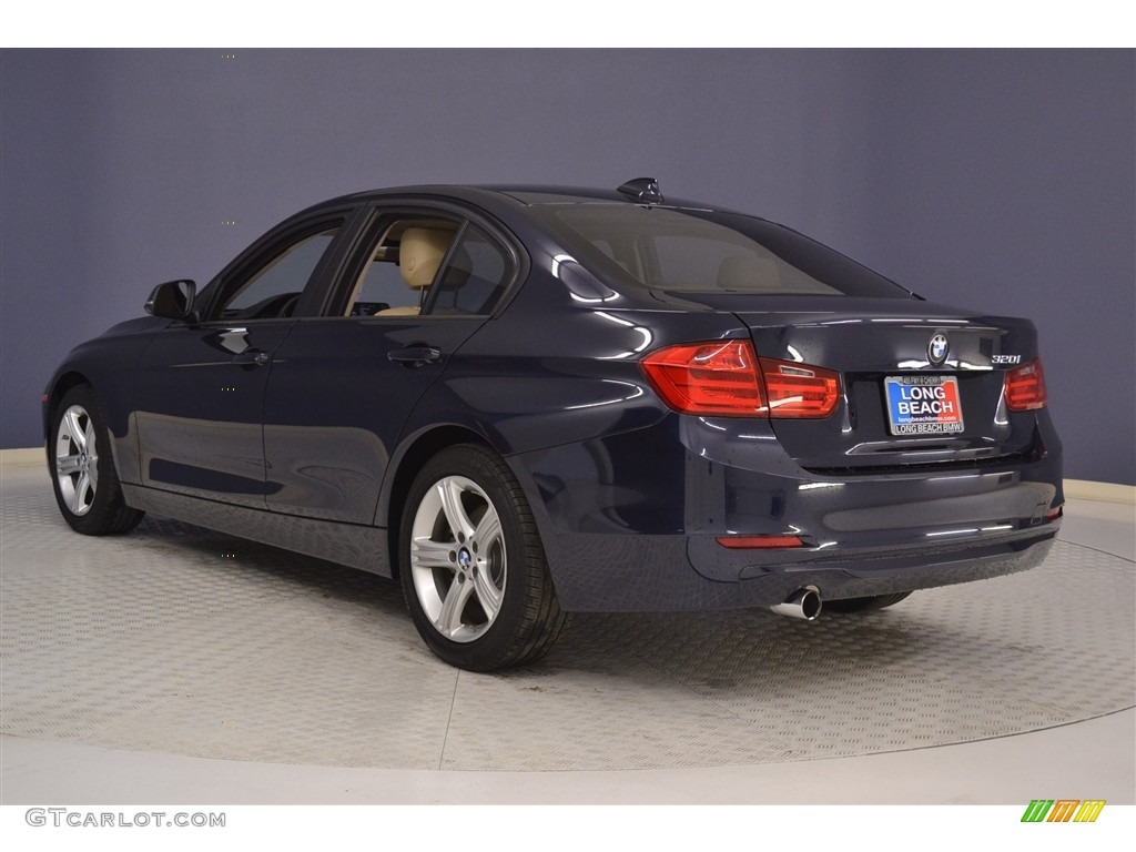 2014 3 Series 320i Sedan - Imperial Blue Metallic / Venetian Beige photo #5