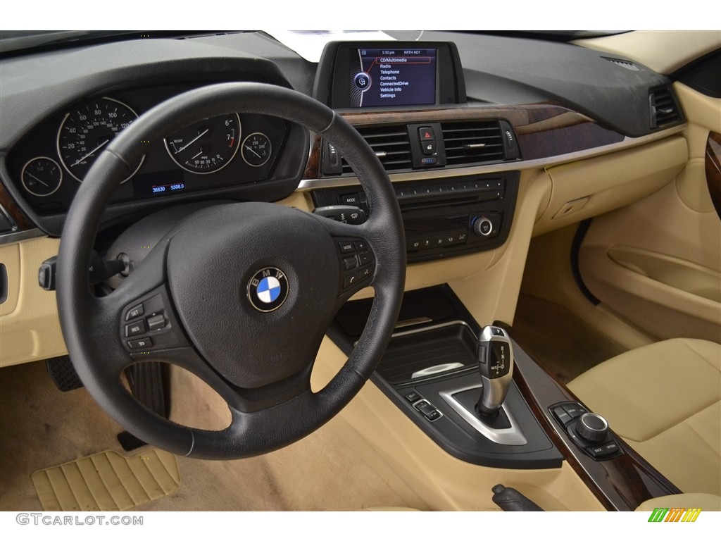 2014 3 Series 320i Sedan - Imperial Blue Metallic / Venetian Beige photo #11