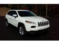 2017 Bright White Jeep Cherokee Limited 4x4  photo #4