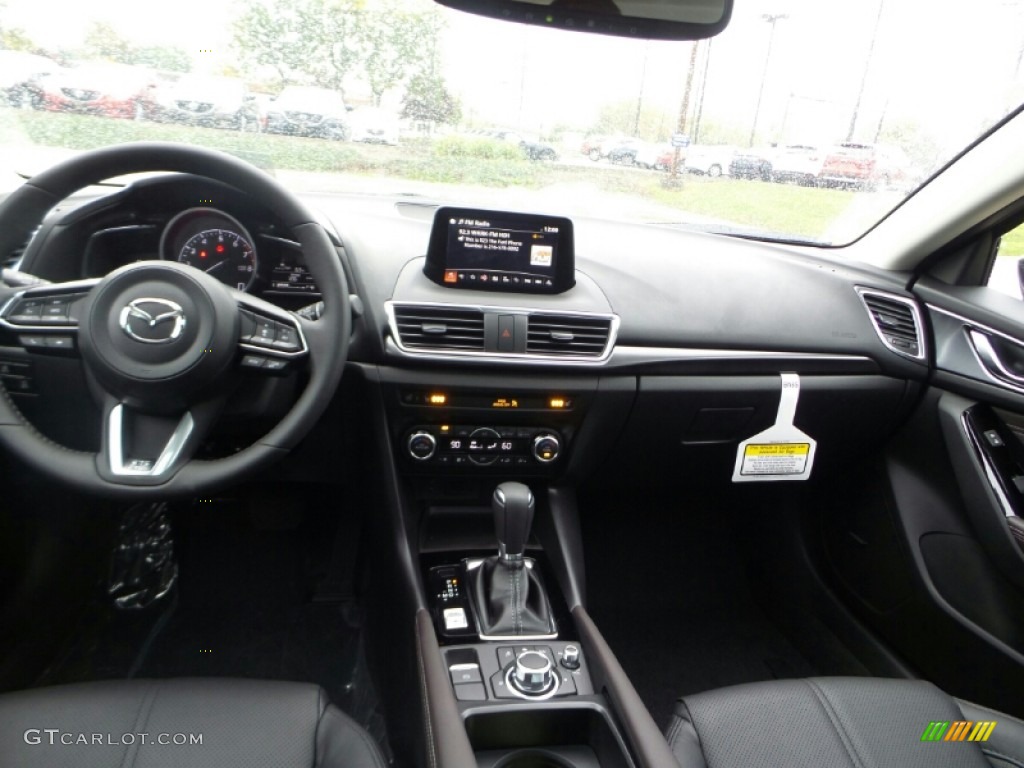 Black Interior 2017 Mazda MAZDA3 Grand Touring 4 Door Photo #116495871