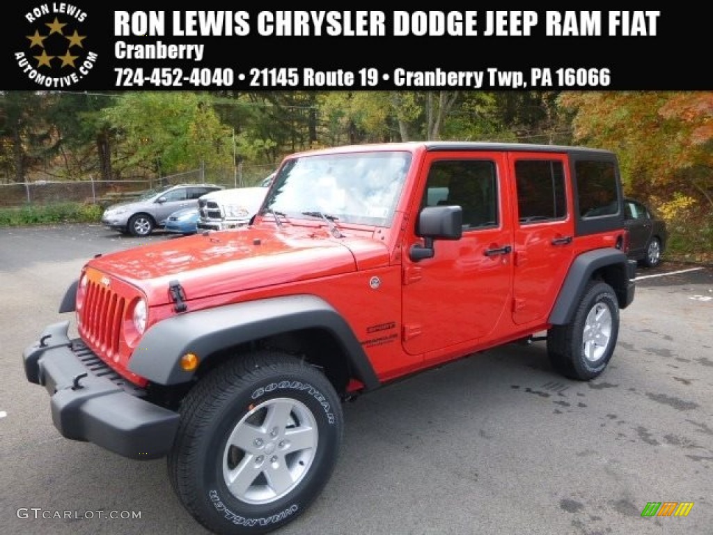 2017 Firecracker Red Jeep Wrangler Unlimited Sport 4x4 116486841