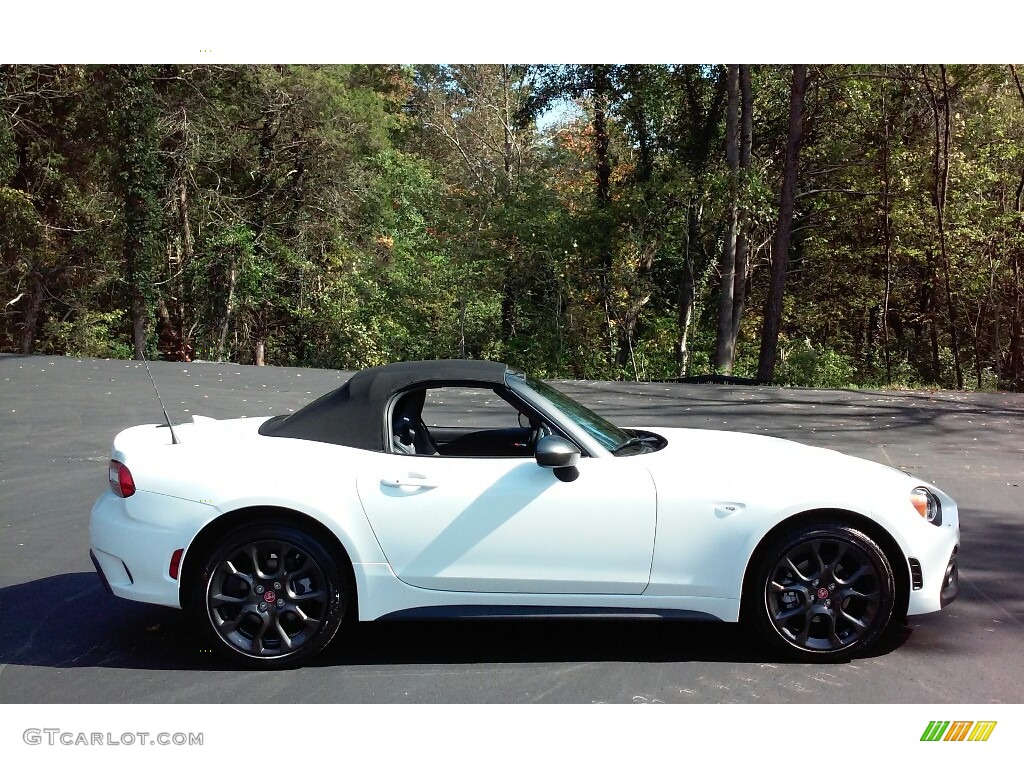 2017 124 Spider Abarth Roadster - Bianco Gelato White / Nero/Rosso Black/Red photo #5