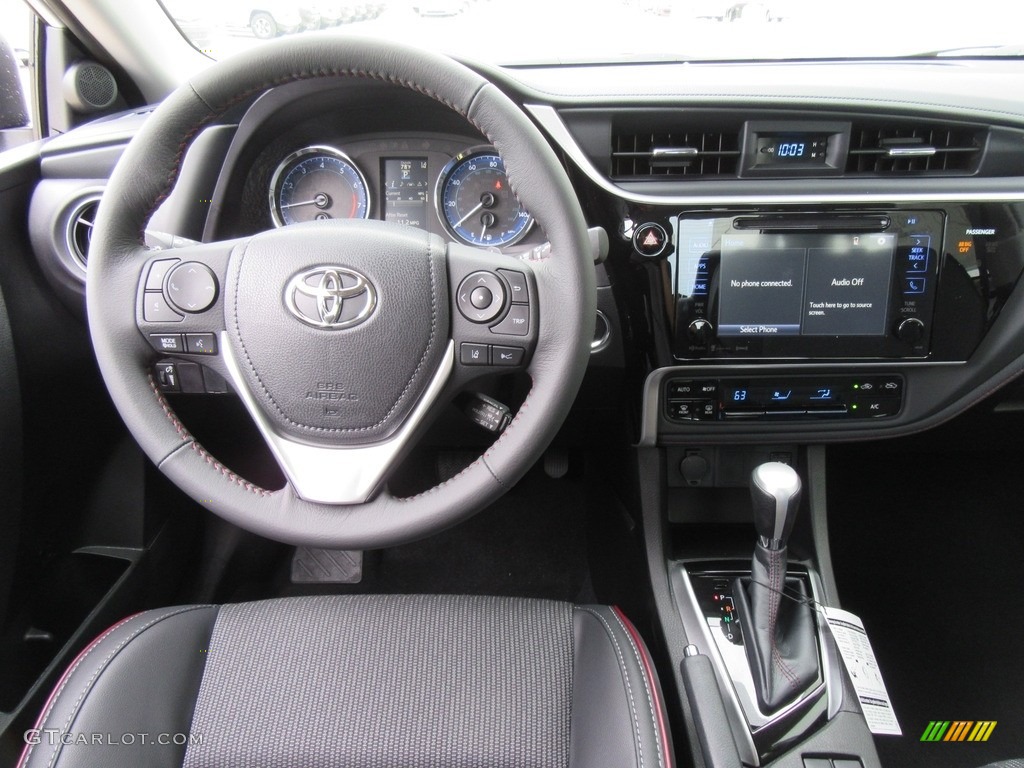 2017 Toyota Corolla 50th Anniversary Special Edition 50th Anniversary Black/Black Cherry Stitching Dashboard Photo #116496087