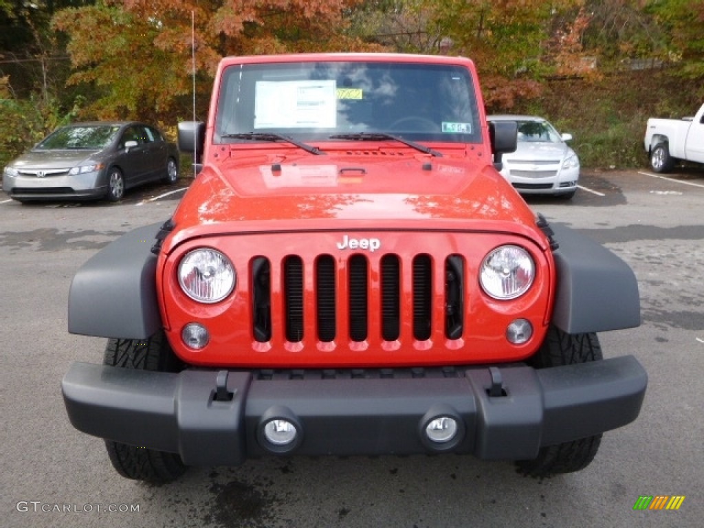 2017 Wrangler Unlimited Sport 4x4 - Firecracker Red / Black photo #12