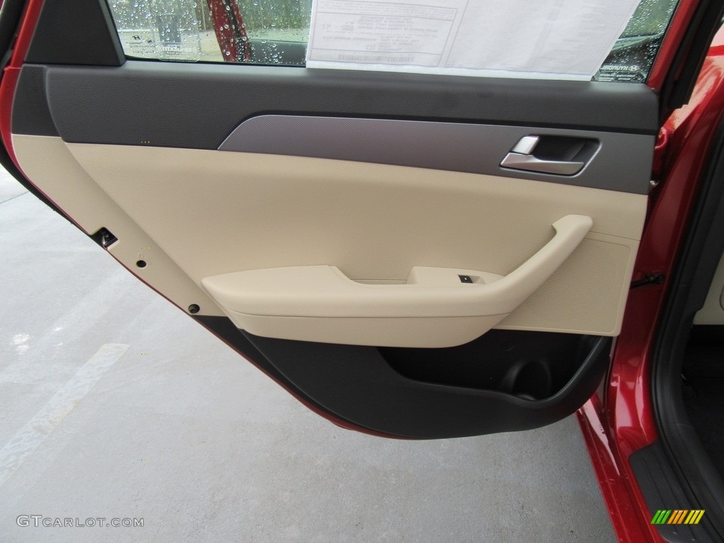 2017 Hyundai Sonata SE Beige Door Panel Photo #116496808