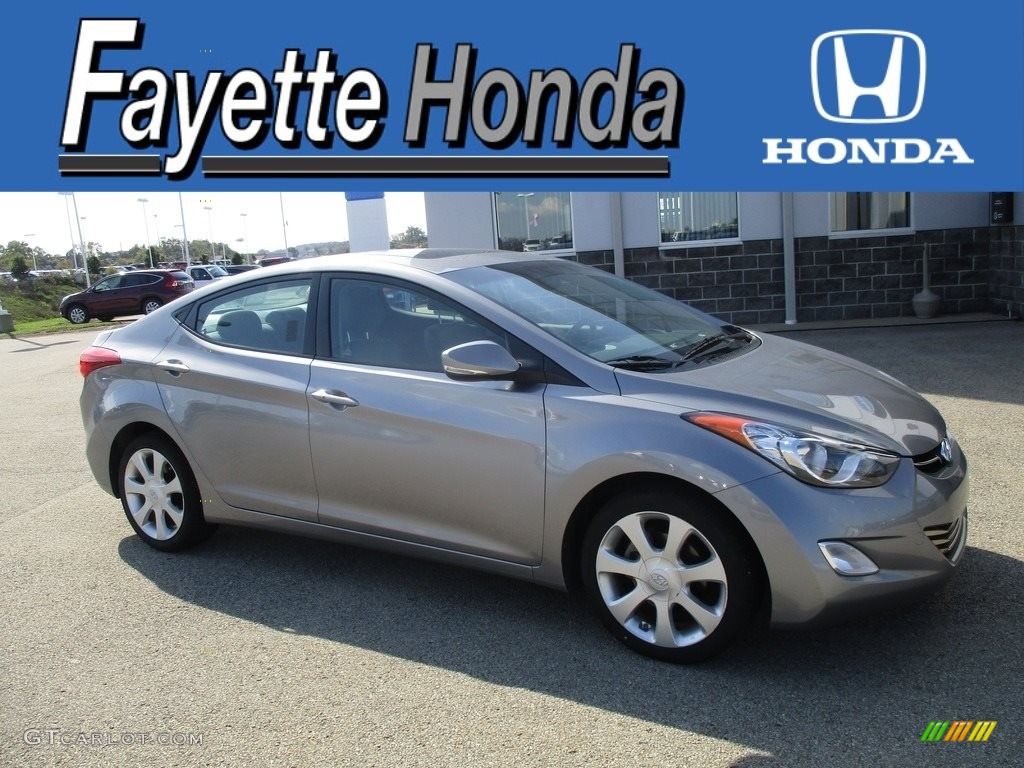 2012 Elantra Limited - Silver / Gray photo #1