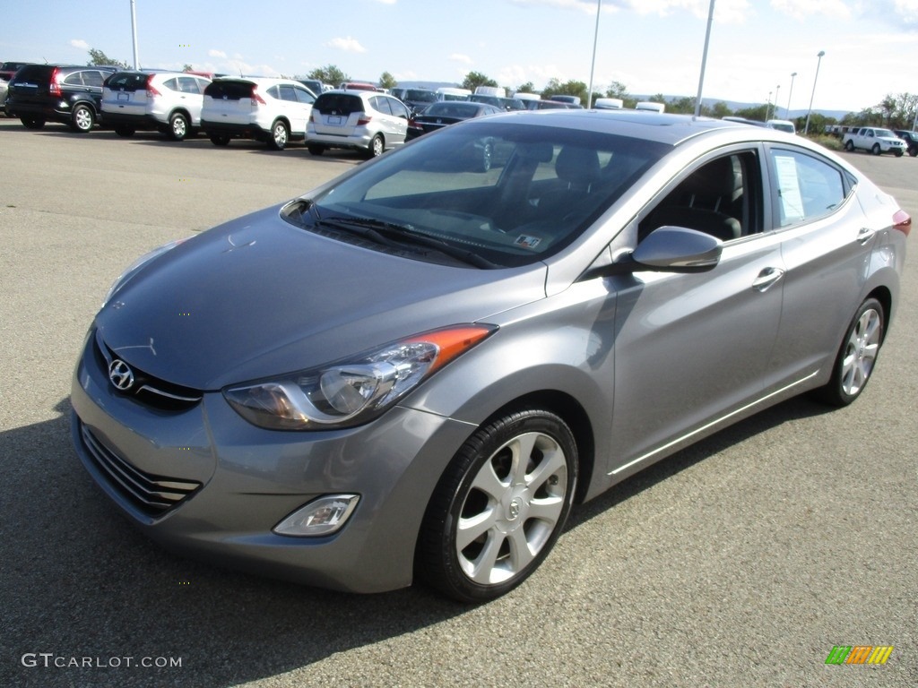 2012 Elantra Limited - Silver / Gray photo #4