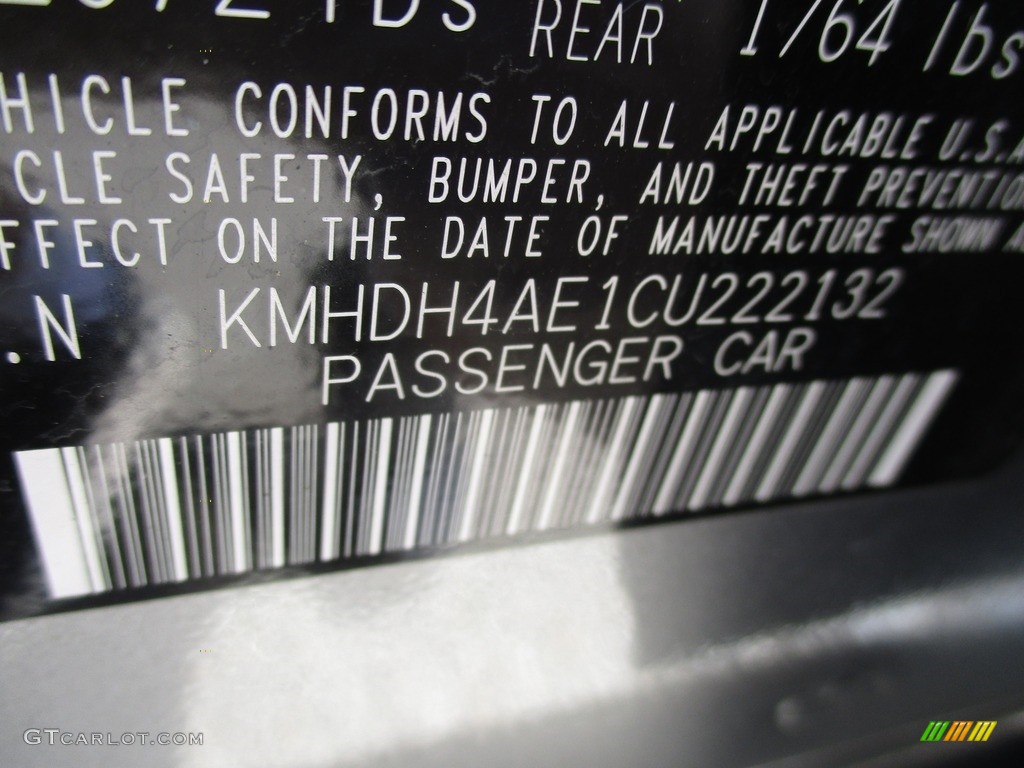 2012 Elantra Limited - Silver / Gray photo #8