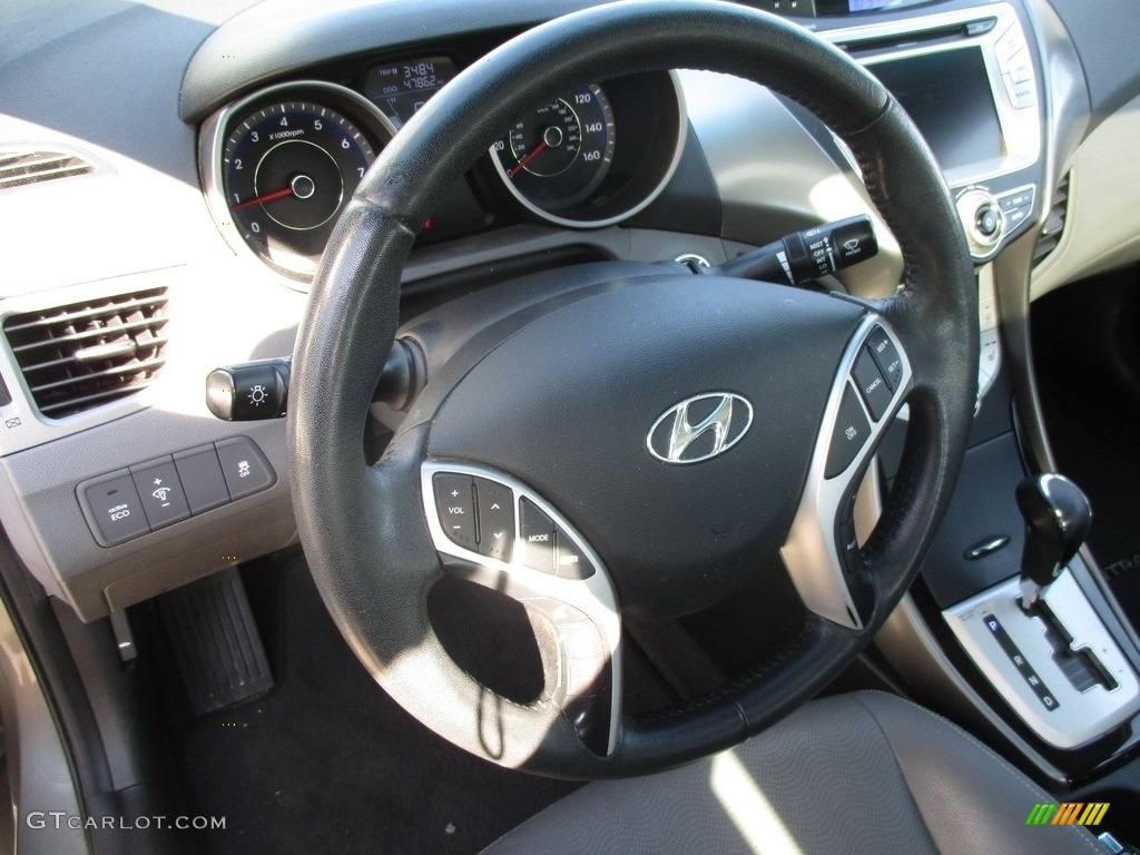 2012 Elantra Limited - Silver / Gray photo #10
