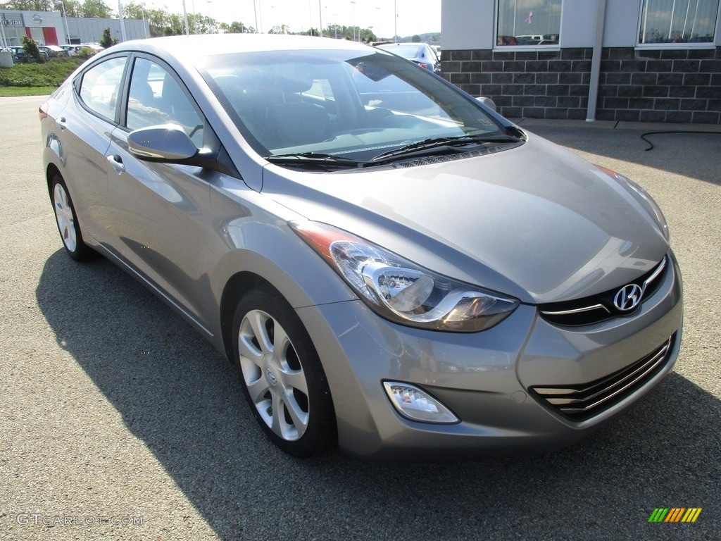 2012 Elantra Limited - Silver / Gray photo #18