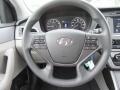 Gray 2017 Hyundai Sonata SE Steering Wheel