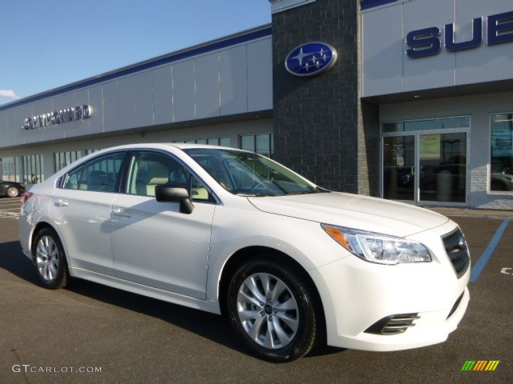 Crystal White Pearl Subaru Legacy