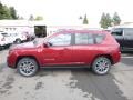 2017 Deep Cherry Red Crystal Pearl Jeep Compass High Altitude 4x4  photo #3