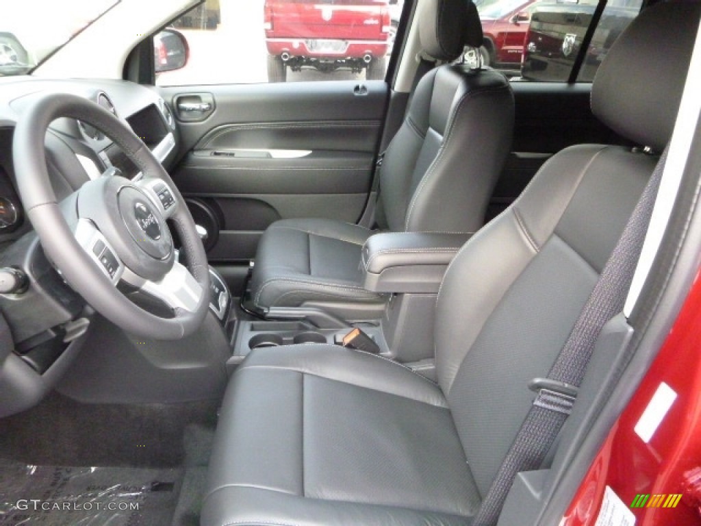Dark Slate Gray Interior 2017 Jeep Compass High Altitude 4x4 Photo #116498673