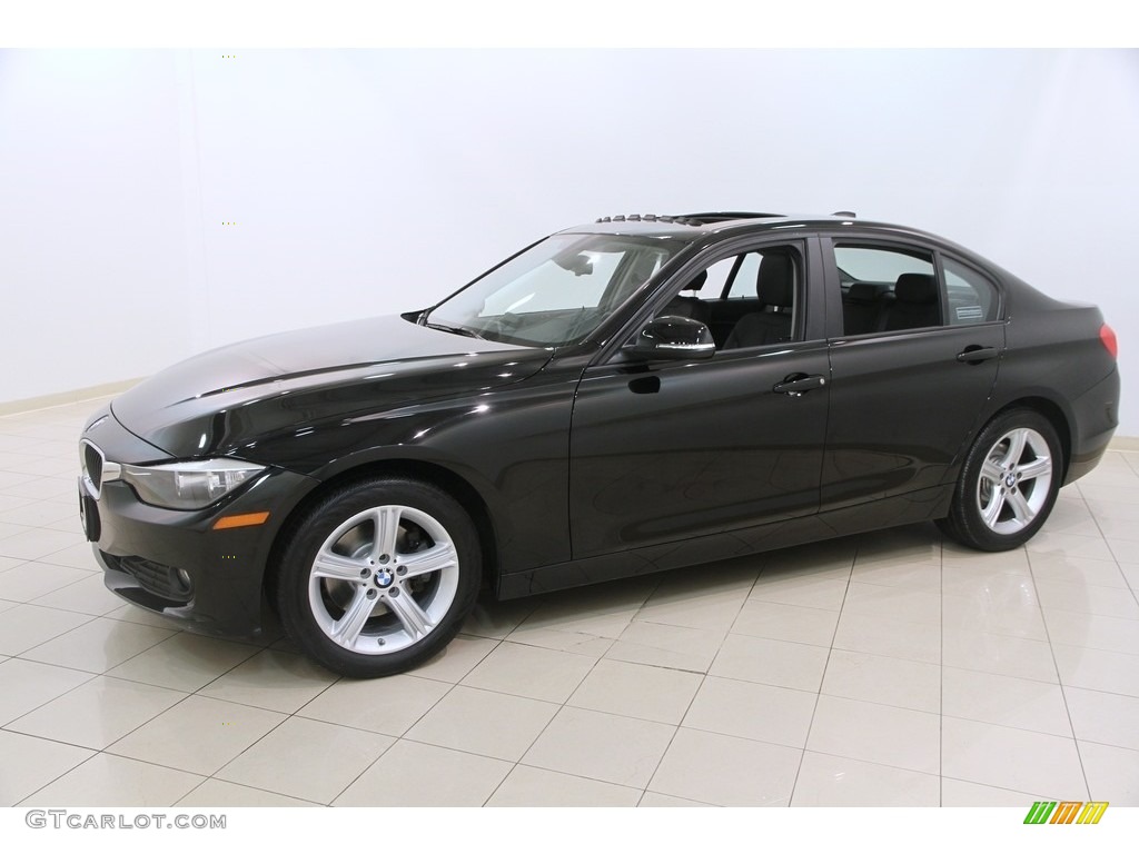 2013 3 Series 320i xDrive Sedan - Jet Black / Black photo #3