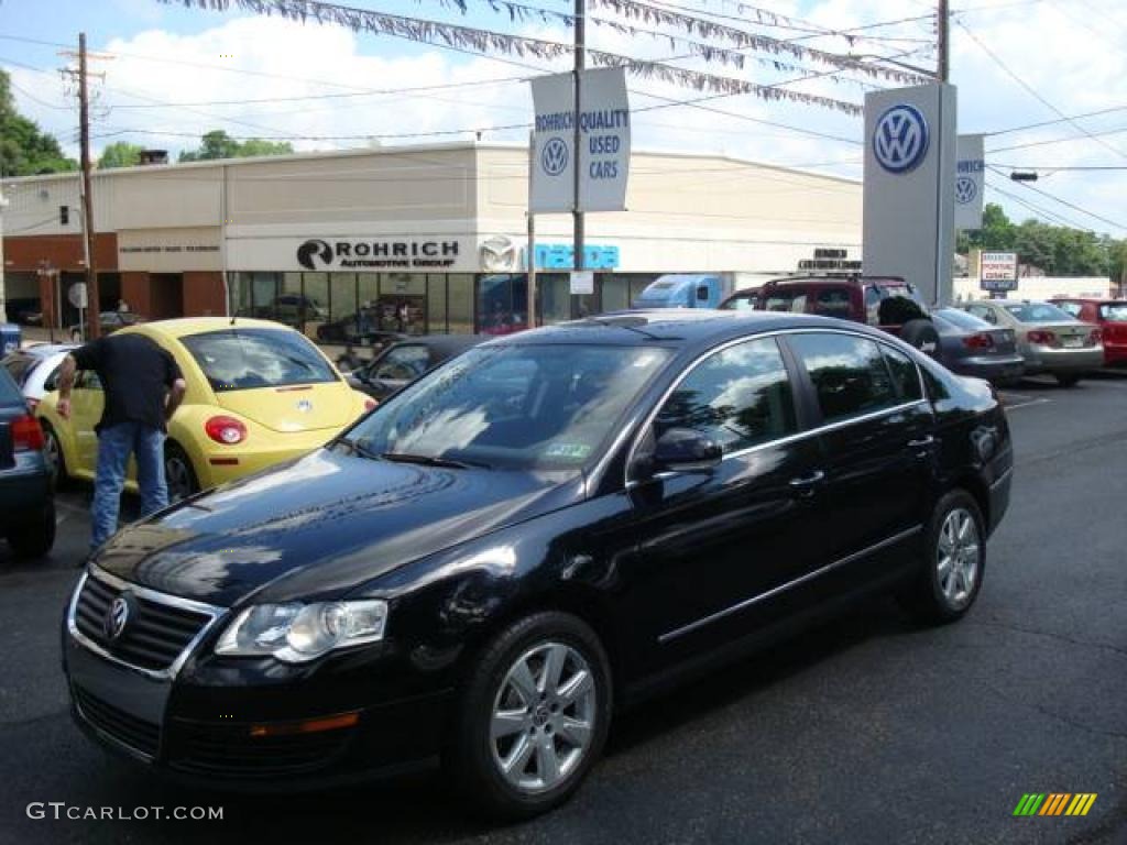 Deep Black Volkswagen Passat