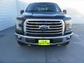 2016 Shadow Black Ford F150 XLT SuperCrew 4x4  photo #8