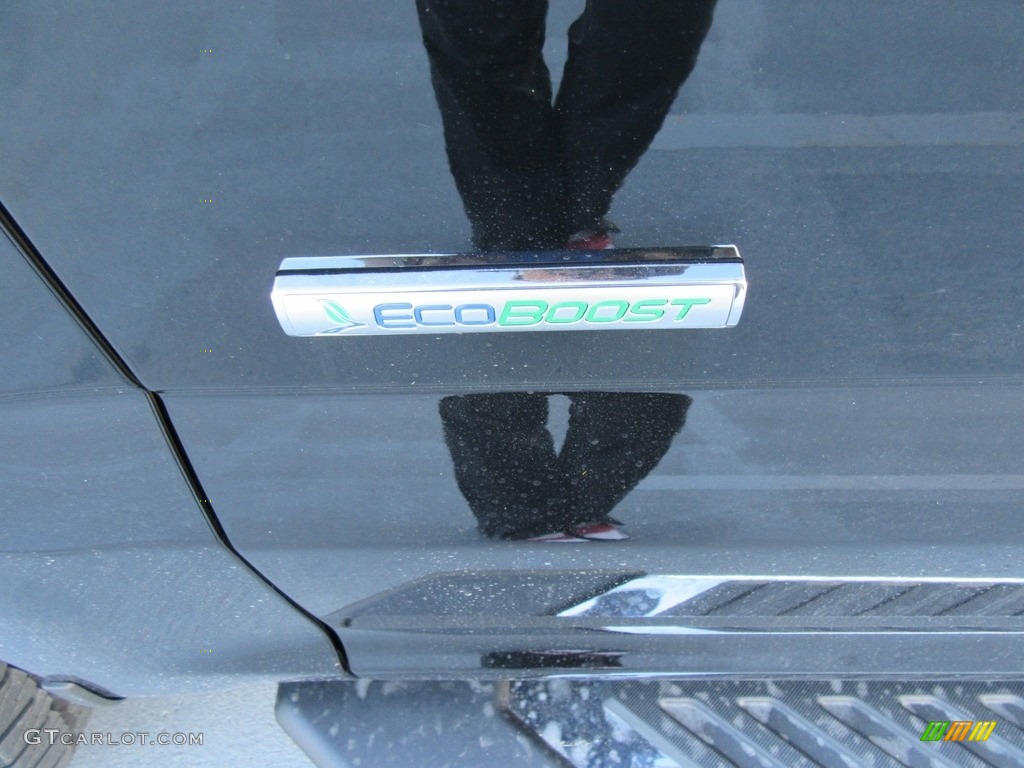 2016 F150 XLT SuperCrew 4x4 - Shadow Black / Medium Earth Gray photo #15