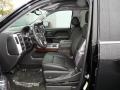 Jet Black 2017 GMC Sierra 1500 SLT Crew Cab 4WD Interior Color