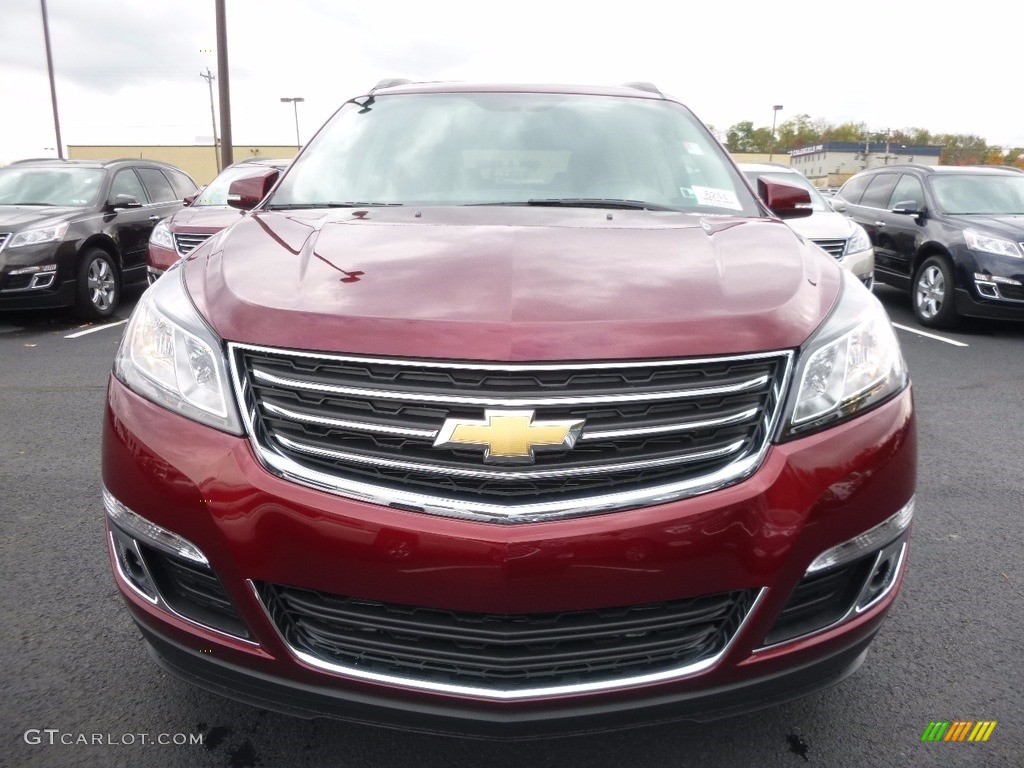 2017 Traverse LT AWD - Siren Red Tintcoat / Ebony/Saddle Up photo #2