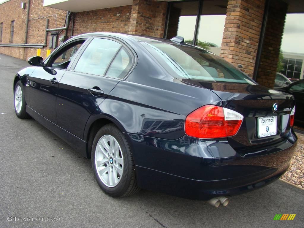 2007 3 Series 328xi Sedan - Monaco Blue Metallic / Grey photo #4