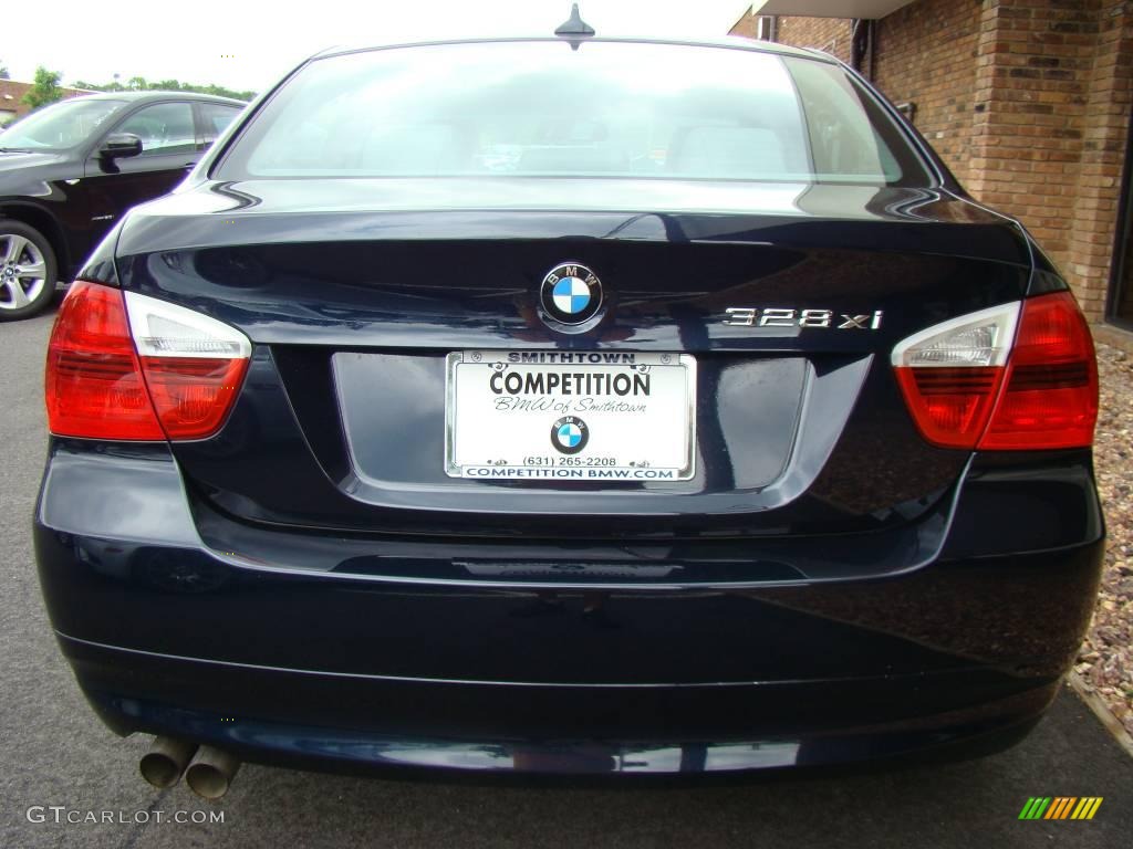 2007 3 Series 328xi Sedan - Monaco Blue Metallic / Grey photo #5