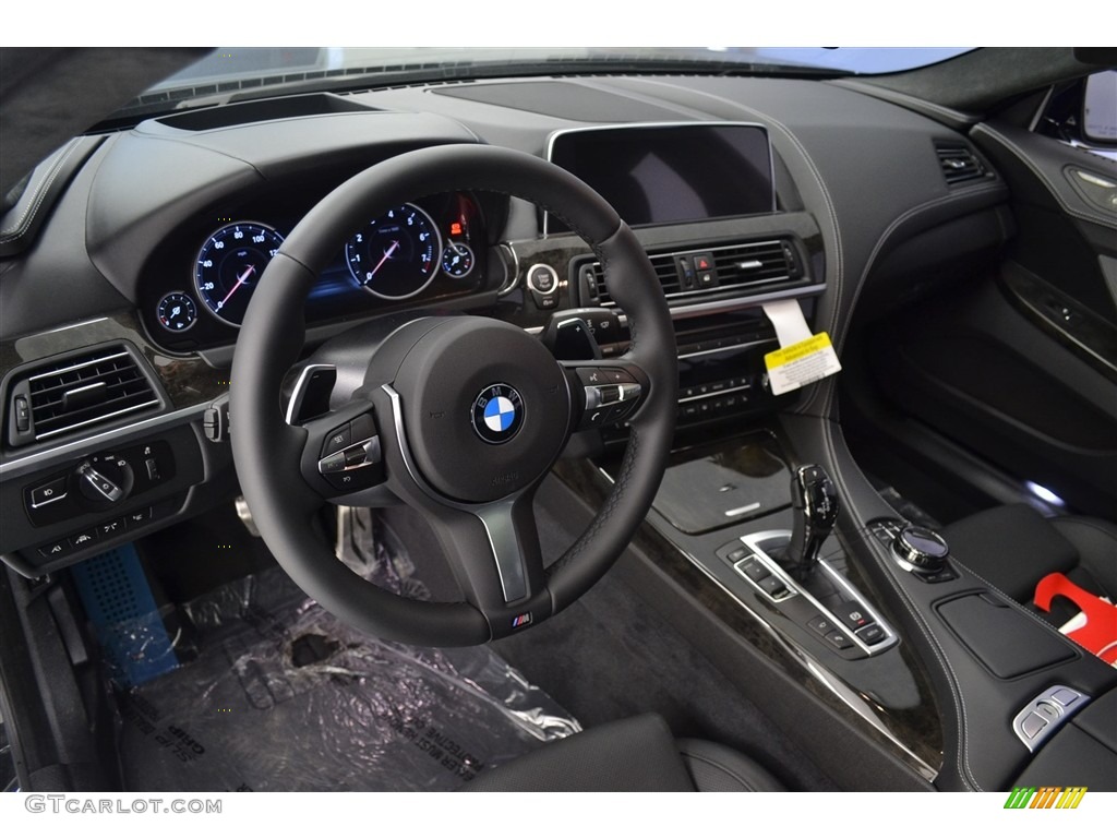 2017 BMW 6 Series 650i Gran Coupe Black Dashboard Photo #116508543