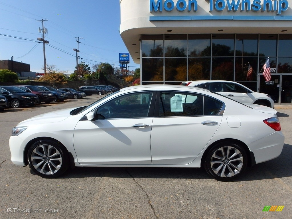 2014 Accord Sport Sedan - White Orchid Pearl / Black photo #2